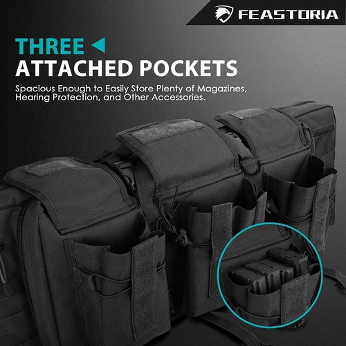 Double Long gun Multi-Function range case