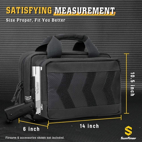 Upgraded Design Gun Bag with Lockable Zipper