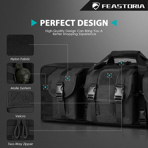 Double Long gun Multi-Function range case