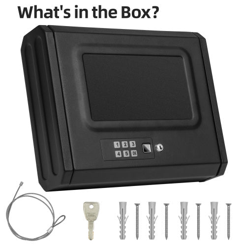 Quick-Access Biometric Gun Safe for 2 pistols