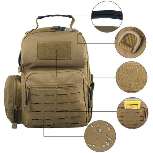 Tactical Shoulder Bag with Gun Holster Sling style Bag Hunting Camping