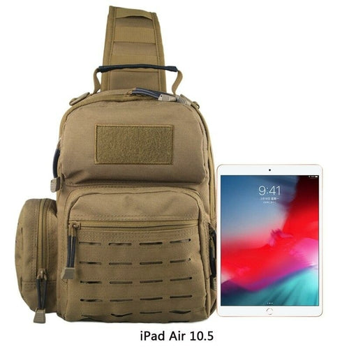 Tactical Shoulder Bag with Gun Holster Sling style Bag Hunting Camping